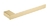 Porta Toalha de Rosto 25cm Dourado - Lexxa LX7161G