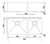 Cuba para Cozinha Retangular Dupla Linha Reta Inox 86,5x40x23 1mm Escovada - Mekal 01035916 - comprar online
