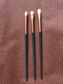 KIT 3 PINCÉIS PARA OLHOS - AZUL