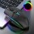 Mouse gamer com fio 1600 dpi óptico 6 botão mouse usb com luz de fundo rgb mud