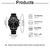 Conjunto de relógio e pulseira masculino de aço inoxidável na internet