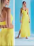 VESTIDO LINHO BUSTO TRANSPASSADO - comprar online