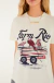 T-SHIRT FIT PILHA DE PRANCHAS - FARM na internet