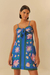 VESTIDO CURTO LENÇO FLORIDO - FARM - comprar online