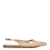 SAPATILHA SLINGBACK DOURADA TELA-CONSTANCE