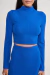 BLUSA CANELADA MANGA LONGA - COLCCI