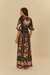 VESTIDO LONGO BORBOLETA EM FLOR - FARM na internet
