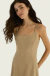 VESTIDO MIDI ALFAITADO ALÇAS FINAS - HERING - comprar online