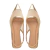 SAPATILHA SLINGBACK DOURADA TELA-CONSTANCE