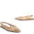 SAPATILHA SLINGBACK DOURADA TELA-CONSTANCE - Isi Maria Boutique