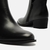 BOTA PRETA COURO CANO CURTO SALTO BAIXO - AREZZO - loja online