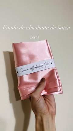 Funda de almohada de satén en internet