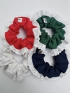 Scrunchie Colegial con puntilla - comprar online