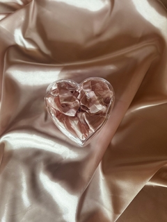 Corazon cristal + scrunchie - tienda online