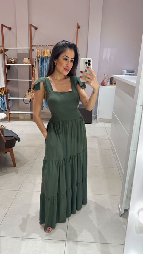 VESTIDO BABADO NA MANGA BOJO RETO - comprar online