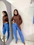 Calça jeans wide leg na internet