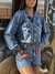 Jaqueta cropped jeans na internet