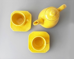 Conjunto Café Provençal 3 Peças Amarelo Poá - Ordalha Ofertas | A Loja da Mesa Posta