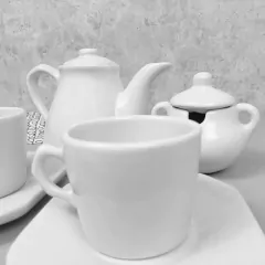 Conjunto Café Provençal 4 Peças Branco - comprar online