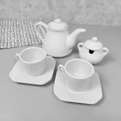Conjunto Café Provençal 4 Peças Branco na internet
