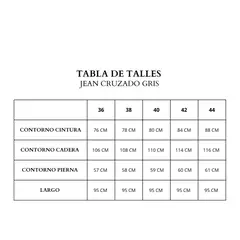 JEAN CRUZADO MARRON - tienda online