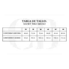 SHORT MILI PICADO - tienda online