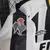 Camisa Atlético Mineiro 2003 - Retrô - Preta e Branca - Listrada - Torcedor Masculino