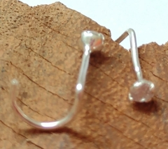 Piercing Nariz Ponto de Luz Prata 925 na internet