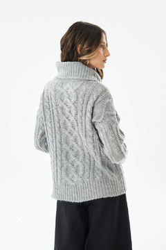 Sweater trenzado (polera) - comprar online