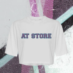 Cropped Oversized Streetwear Academia 'LEG DAY' AT STORE - 057 R