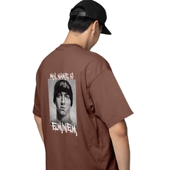 Camiseta Oversized Eminem My Name Is Atstore 05 - AT STORE