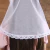 Véu Infantil renda floral