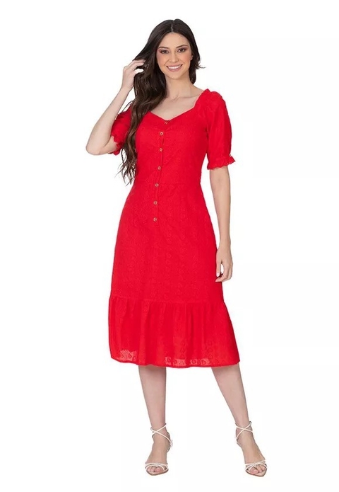 Vestido Hapuk vermelho