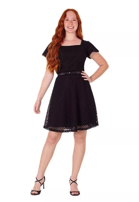 Vestido Mabel Hapuk preto