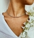 Chocker Cristais Verde e Vermelho