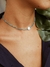 Chocker Apatita com Madrepérola