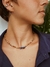 Chocker Jaspe Madeira com Lápis Lazúli na internet