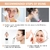 Facial removedor de cravo acne limpadores elétricos blackhead ponto preto ferra - comprar online