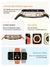 Smartwatch 2023 série 8 relógio inteligente ultra masculino mulher chamada blu - PETROSHOP