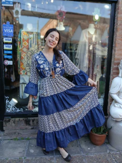 VESTIDOS DE INDIA, AMPLIOS. COLOR ÚNICO - DICARLA MODA 