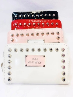 Q25A- BILLETERA DE CHAROL LARGA - 1 CIERRE