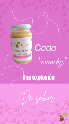PASTA DE MANI CROCANTE X 360 GR - Nutis