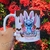 Caneca de Páscoa Stitch com a frase Eu Amo Chocolate! Feliz Páscoa