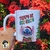 Caneca Personalizada Natal Stitch & Grinch - Tempo de Ser Grato! Grato pela Paciência Esgotada