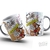 Caneca Divertida de Páscoa com a frase " Toma um chocolate pra adoçar esse seu Azedume! "