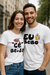 Kit Camisetas para Namorados Personalizadas - Eu Bebo, Cê Beija - 100% Algodão na internet