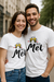Kit Camisetas para Namorados Personalizadas - Meu Mel - 100% Algodão na internet