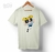 Camiseta de algodão com estampa da personagem Lindinha das Meninas Super Poderosas, vestindo roupas de academia.