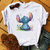 Camiseta Stitch Personalizada (Poliéster) - Diversos Modelos - LEC Personalizados | Sua Marca de Presentes Únicos!