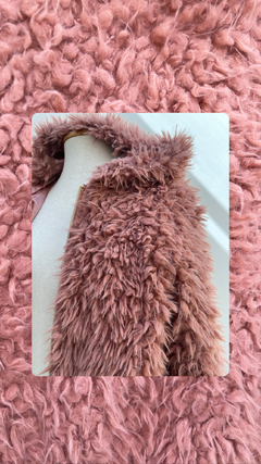 Casaco pelúcia rosé - comprar online